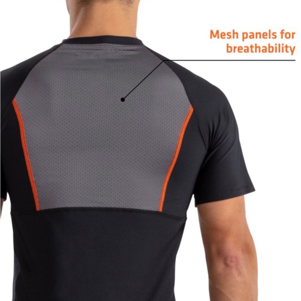NWOT Shock Doctor Sport Short Sleeve Compression Top, Black, Size M